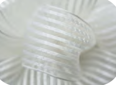 # 9 Sheer Stripe Ribbon - Ivory x 50 yd