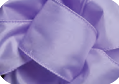 # 9 Wired Taffeta Ribbon - Lavender x 50 yd