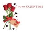 Enclosure Card -Valentine's Roses and Chocolates