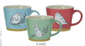 3.5" Bird Ceramic Mug Pot