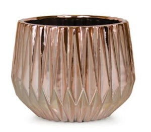 5.5" x 4.25" Copper Plated Adelaide Dolomite Container