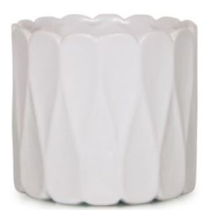 White Cannes Dolomite Pot