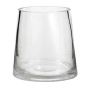 4" Round Clear Taper Glass Vase