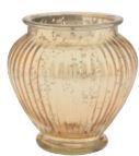 6" Gold Mercury Ginger Jar Vase