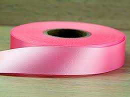 1 5/16" Satin Acetate Ribbon - Hot Pink
