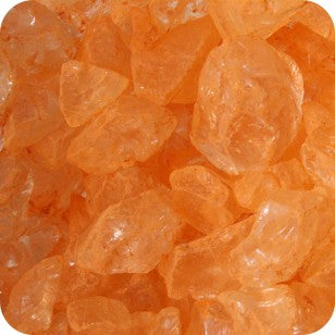 1.5 Pint Jar of Orange Ice Glass
