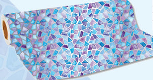 24" Mosaic Paper Roll - on White