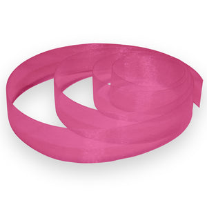 7/8" Organza Ribbon - Hot Pink