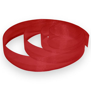 1 1/2" Organza Ribbon - Red