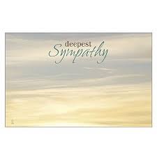 Enclosure Card - Deepest Sympathy - Eternal Sky