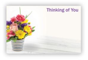 Enclosure Card - Thinking of You - Mixed Arrangement